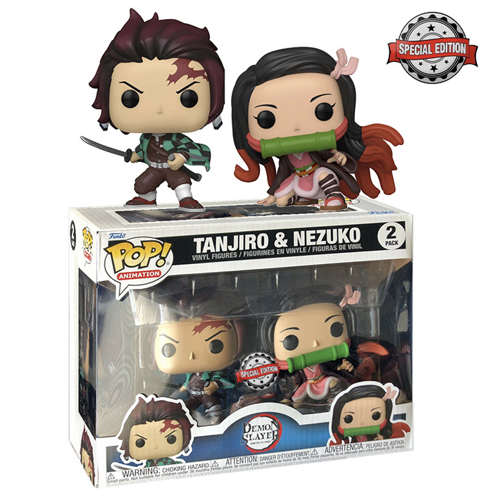 Funko Pop! Demon Slayer - Tanjiro & Nezuko [2 Pack] [SE]